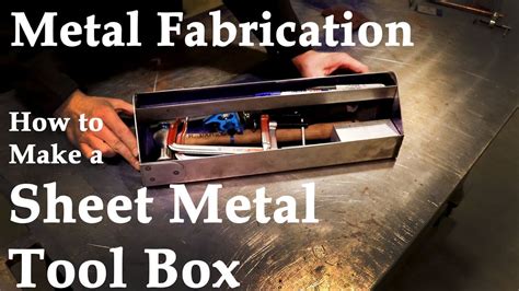 how to build a 24 feet storage metal tool box|how to fold sheet metal box.